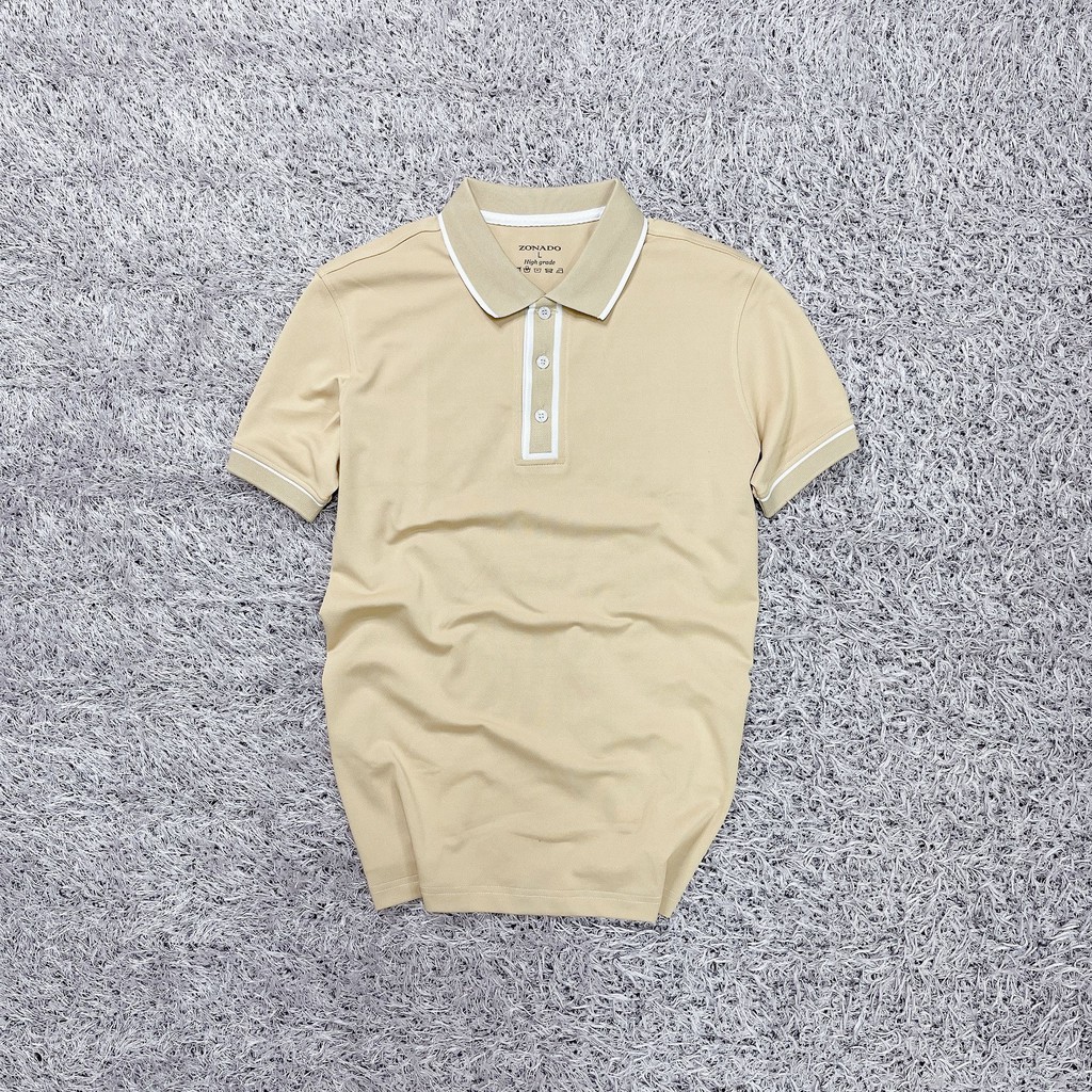Áo thun Polo nam cổ bẻ  phối thanh lịch sang trọng,Mặc hè cực mát,co giãn mặc vận động thoải mái -ZONADO | BigBuy360 - bigbuy360.vn
