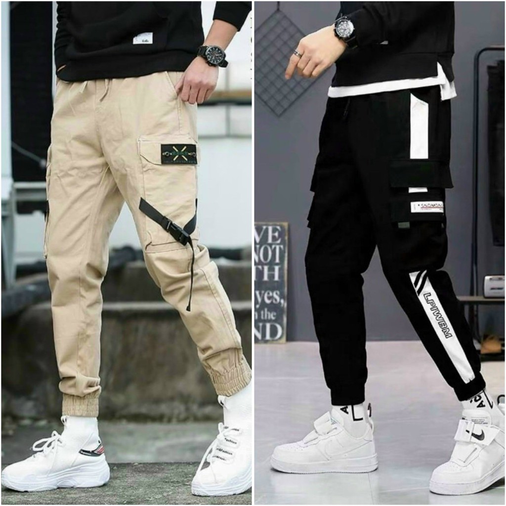 Quần Jogger Kaki Nam Túi Hộp Phong Cách Soái Ca Cá Tính Cực Hot