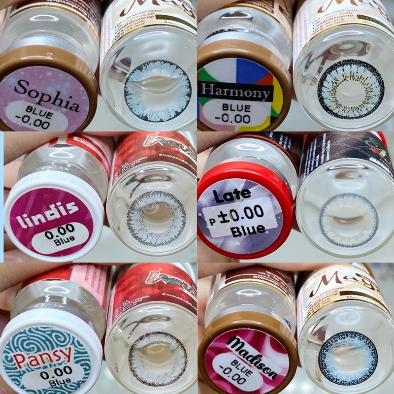 50 Mẫu Lens Xanh Dương- Blue  HOT (FREE SHIP )