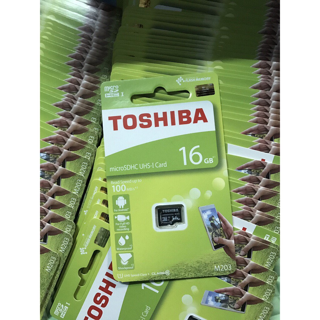Thẻ Nhớ 16Gb Microsdhc Toshiba M203 Uhs-I U1 100Mb/S - Bh 5 Năm | BigBuy360 - bigbuy360.vn