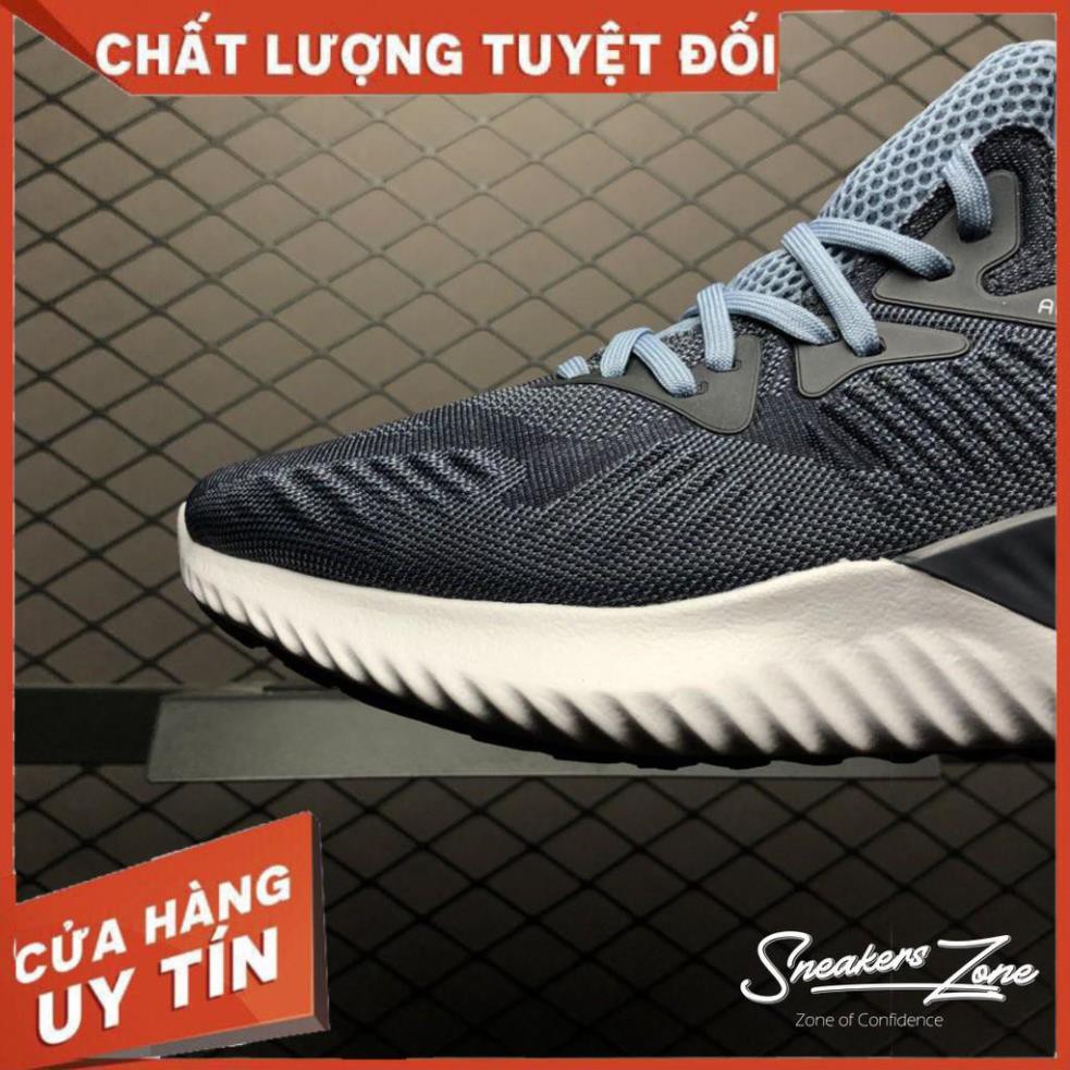 (FREE SHIP + HỘP + QUÀ) Giày thể thao sneaker nam nữ ALPHABOUNCE Beyond 2018 xanh dương xanh nước biển