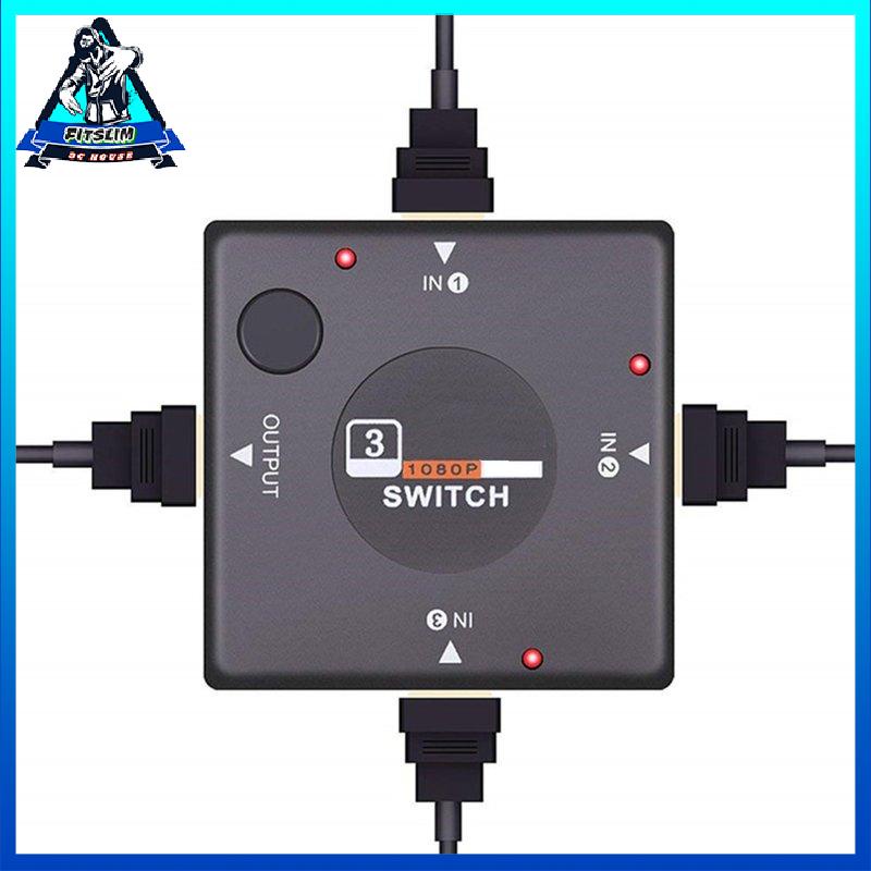 HDMI-compatible Mini Switcher 3 Devices To 1 Tv Switch Box Selector 3 In 1 Out