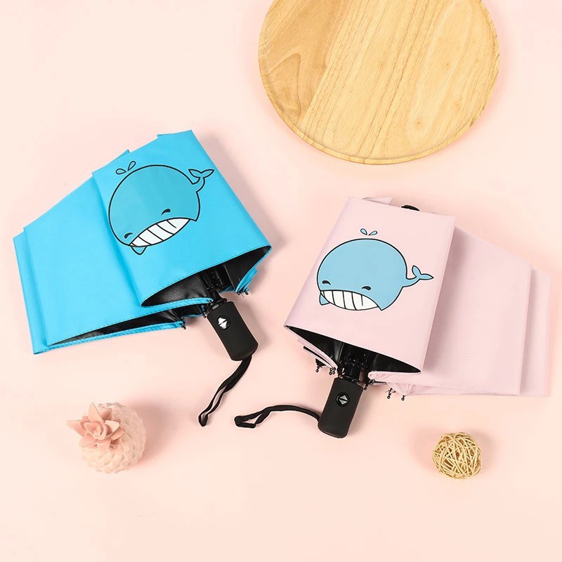Ô che mưa nắng loại gập hoạ tiết dành cho trẻ em  N00765