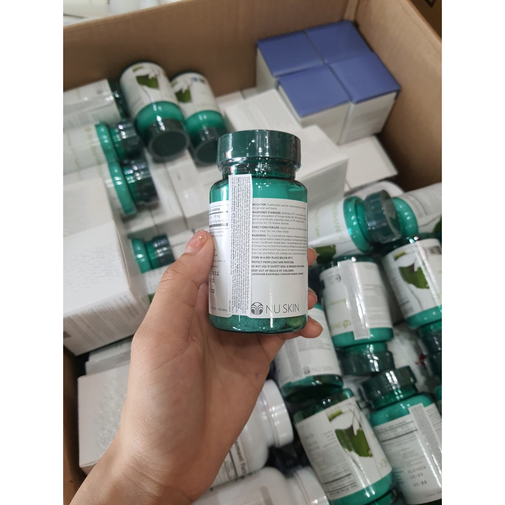 [Mã 273FMCG100K0 giảm 6% đơn 500K] Bạch quả Bioginkgo nuskin hỗ trợ trí nhớ