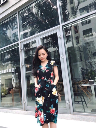 VÁY ĐŨI THIẾT KẾ DÁNG XOÈ