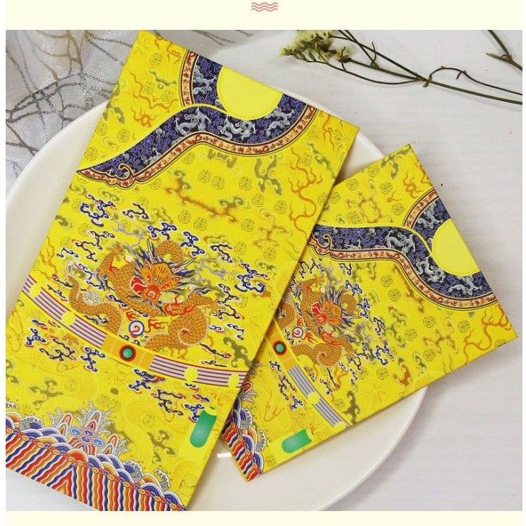 LÌ XÌ LONG BÀO + PHƯỢNG BÀO (6 cái)