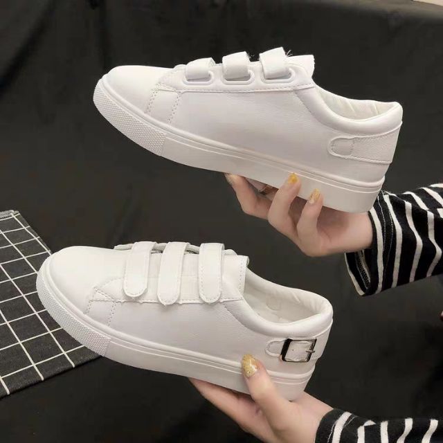 (Sẵn size 38) Giày ullzang quai dán ( ảnh thật sau cùng)