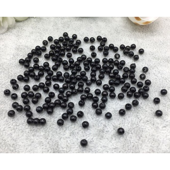 Hạt nhựa tròn 4mm làm mắt