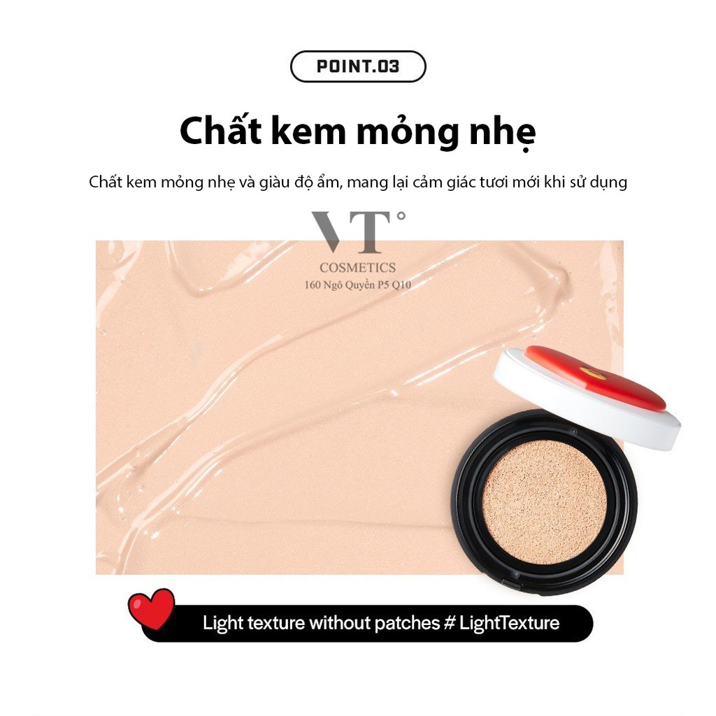 Phấn Nước Trang Điểm VT x BT21 REAL WEAR CUSHION