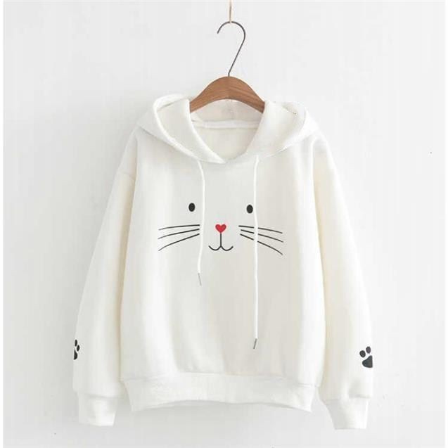 Áo hoodie cho bé gái có mũ thời trang trẻ em thu đông size đại BEESHOP D20074