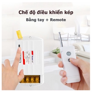 Honest HT-6220ZRD Công tắc điều khiển từ xa 1000m 220v công suất lớn 30A.báo cháy liên gia