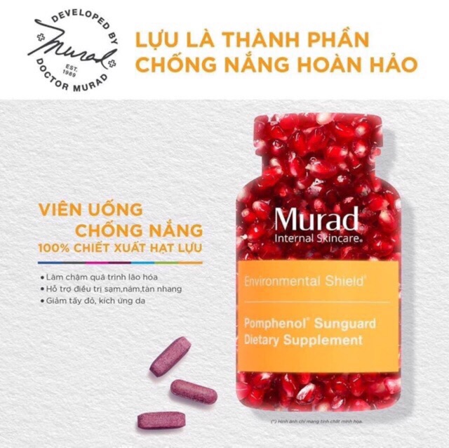 [DATE MỚI NHẤT- 11/2022] - Viên uống chống nắng nội sinh Murad