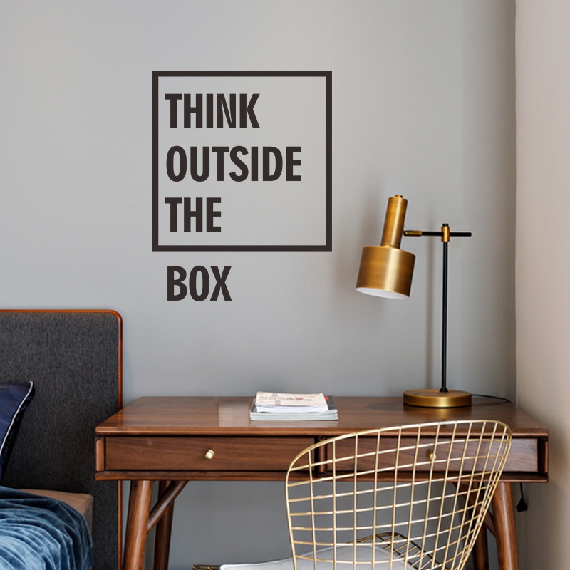 Miếng dán tường trang trí in chữ tiếng anh ý nghĩa độc đáo