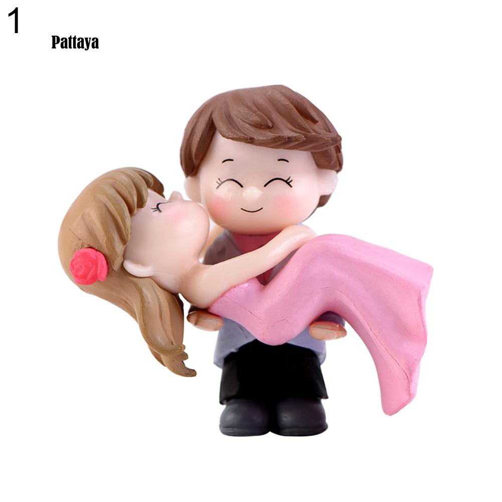 Đồ trang trí Cặp Đôi Cô Dâu Chú Rể Mini Trang Trí Tiểu Cảnh