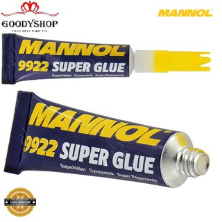 <Siêu Dính> ComBo 2Tuýp Keo Dán Đa Năng, Khô Nhanh MANNOL 9922 – 3g Super Glue – Nhập Khẩu Từ Đức GOODYSHOP