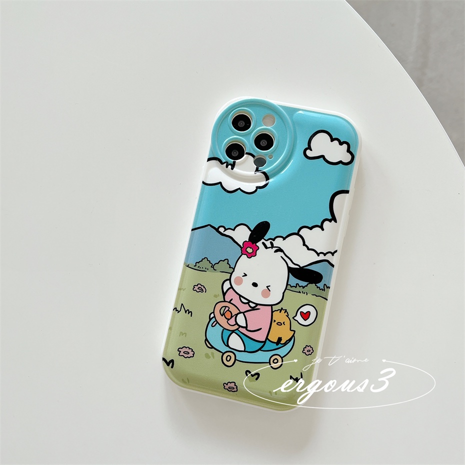 Ốp Điện Thoại Pochacco Cho Samsung A04E A04 A03s A03 A02 A02s A34 A12 A13 A14 A22 A23 A33 A53 A73 M23 A03s A50 A50s A30s A21s A31 A32 A11 A51 A52 A71 A72 M33 S22Ultra Plus