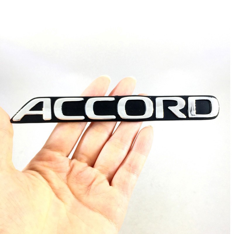 Sticker decal ABS chữ logo Accord trang trí xe hơi cho Honda ACCORD