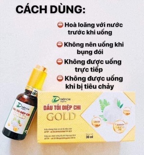 dầu tỏi Diệp Chị Gold mới