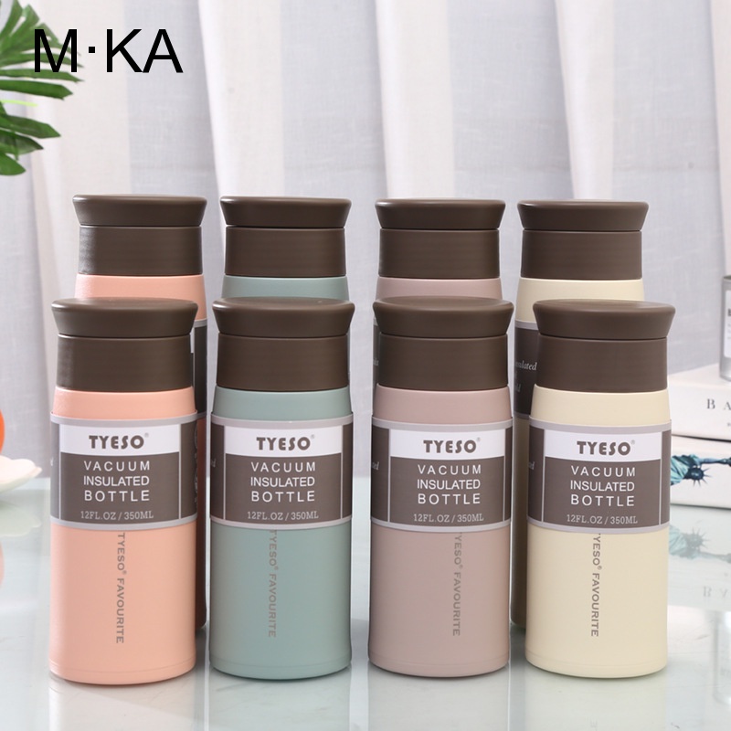 Miễn Phí Vận Chuyển Bình Nước Cách Nhiệt Bằng Thép Không Gỉ 304 Mới Phong Cách Harajuku Hàn Quốc Đơn Giản Sáng Tạo