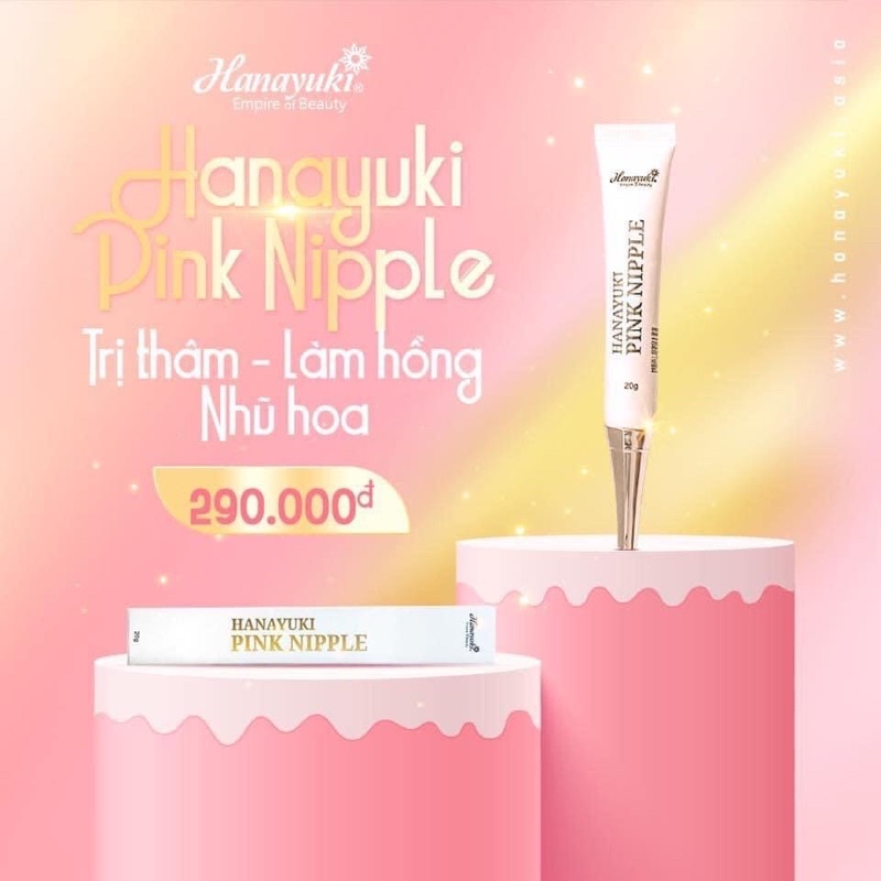 Kem khử thâm làm Hồng nhũ hoa Hanayuki tuýp 20gr - kem dưỡng duy trì chống thâm, dưỡng Hồng | BigBuy360 - bigbuy360.vn