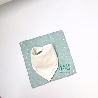 Set 2 cái khăn yếm cotton organic