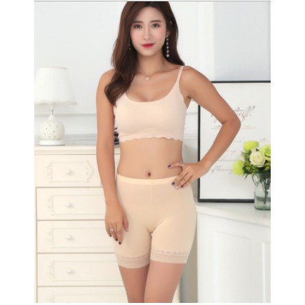 Hàng hót mới về - Quần đùi váy pha ren chất cotton