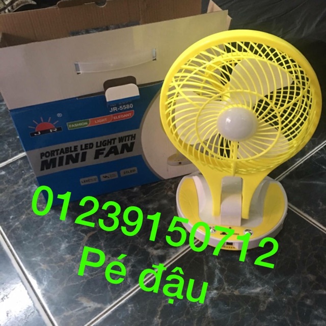 Quạt sạc mini fan 5580