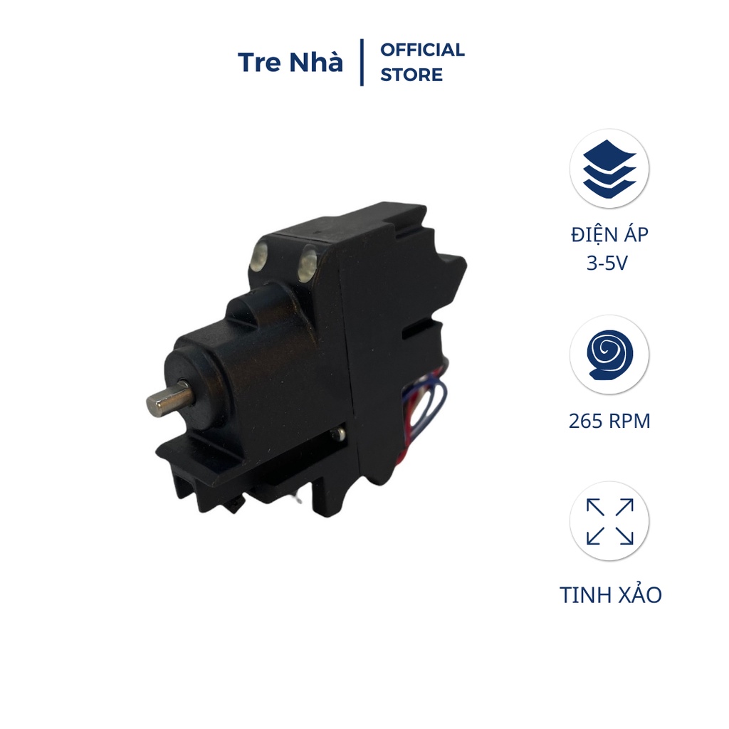 Động cơ bánh răng nhỏ chống thấm nước DC3V-5V Động cơ bánh răng DC có mô-men xoắn cao có thể tiến và lùi