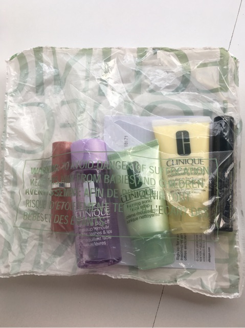 Sample skincare các loại Estee lauder ARN, Clinique, Clarins,...