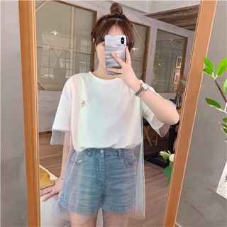 ( CÓ ẢNH THẬT ) ÁO THUN LƯỚI ULZZANG CẦU VỒNG