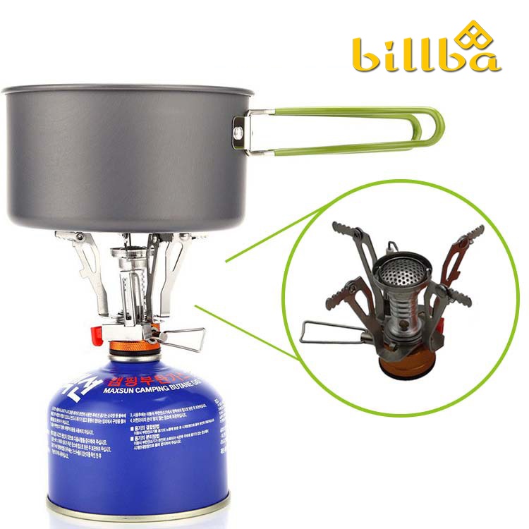 Bếp gas Nano xếp gọn đi leo núi trekking hoặc dùng cho đi phượt 	BB4413 - Billba Camping