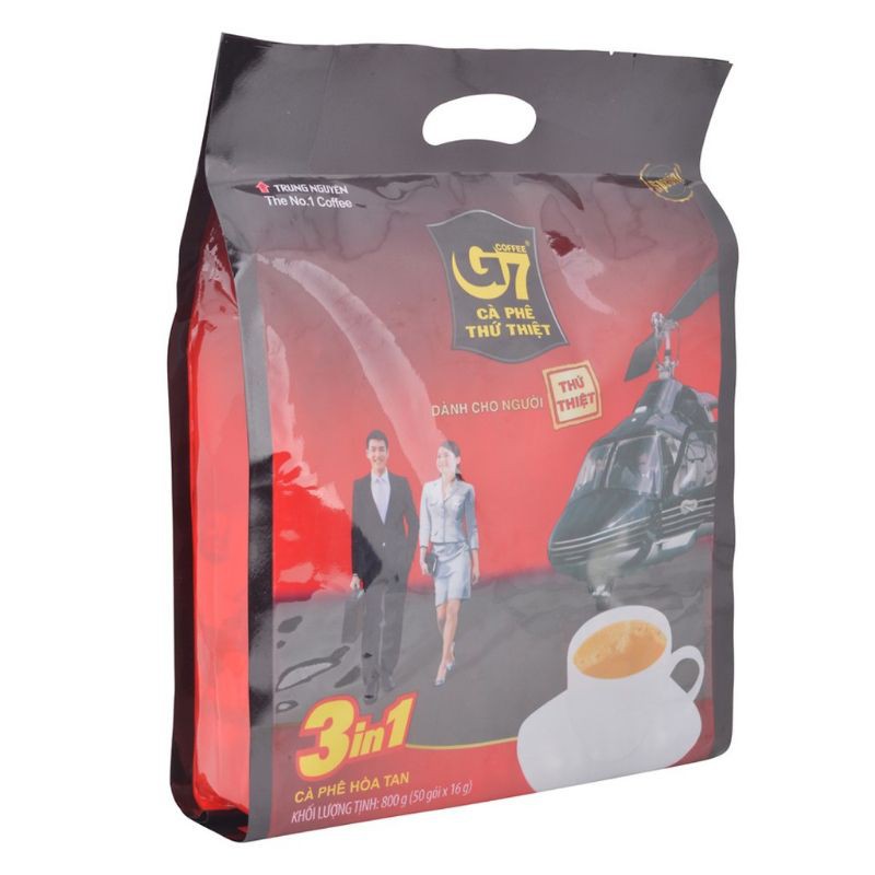 Cà phê G7 hòa tan 3in1-50 gói hàng có tem công ty