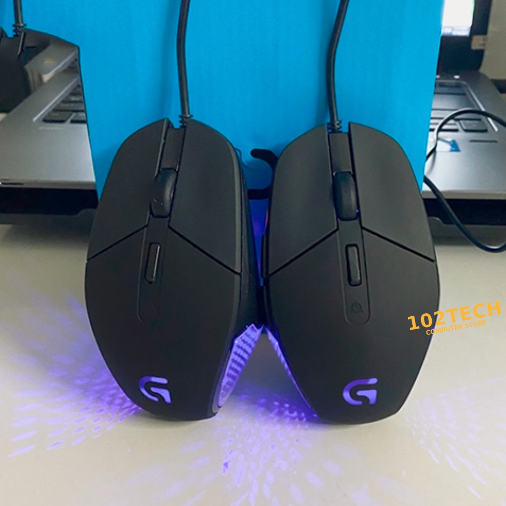 Chuột máy tính Logitech G302 có dây, 3200 DPI tùy chỉnh, ngoại hình lạ mắt, led phát sáng cực đẹp, chuyên gaming