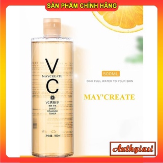 Nước hoa hồng Maycreate VC Smoothing Moisturising Toner NHH 500ml