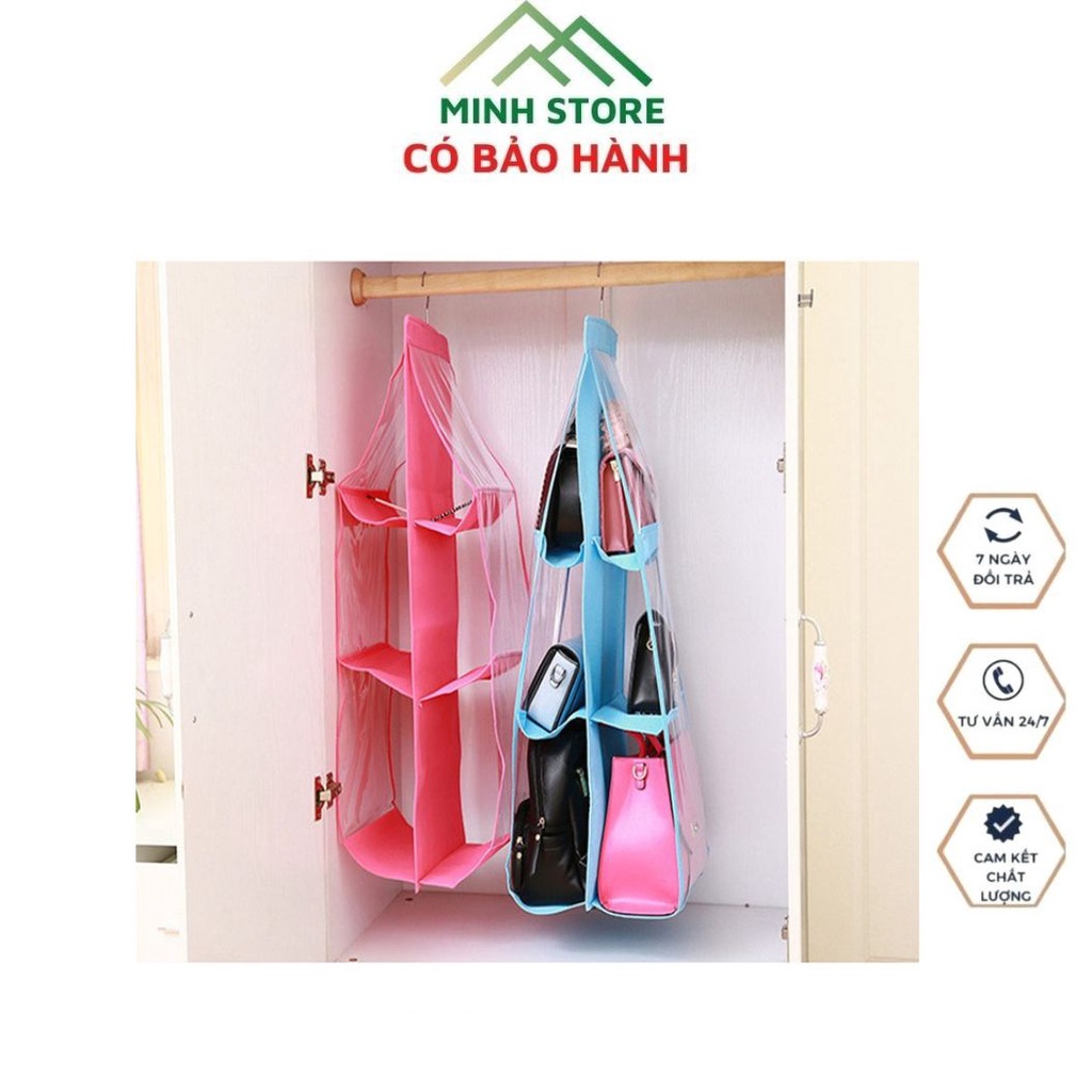 Túi Treo 6 Ngăn Đa Năng Cao Cấp Bảo Quản Túi Xách Đeo Chéo Túi Ví Nam Nữ