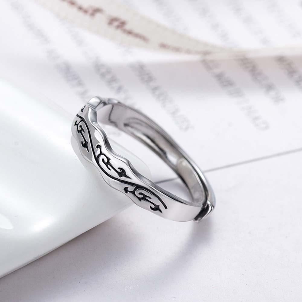 Nhẫn Họa Tiết Rồng Đơn Giản Cá Tính|Nhẫn Đeo Tay Phong Cách Hip Hop Trung Hoa Cá Tính Cho Nam