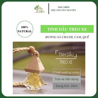 Tinh Dầu Treo Xe Hương Sả, Cam, Quế Khử Mùi, Diệt Khuẩn, Thơm Mát Tự Nhiên An Toàn Khi Sử Dụng