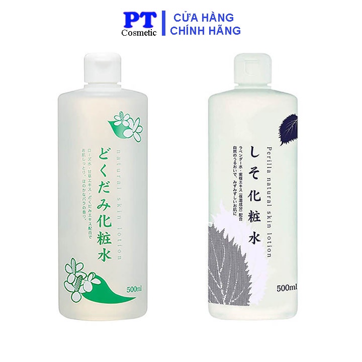 Nước Hoa Hồng Diếp Cá, Tía Tô Dokudami 500ml