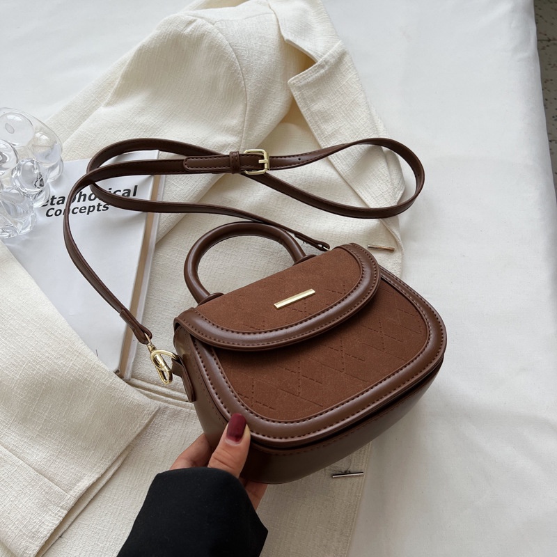 Túi Đeo Chéo Hình Vuông Nhỏ Thiết Kế Tối Giản Thời Trang Cho Nữ