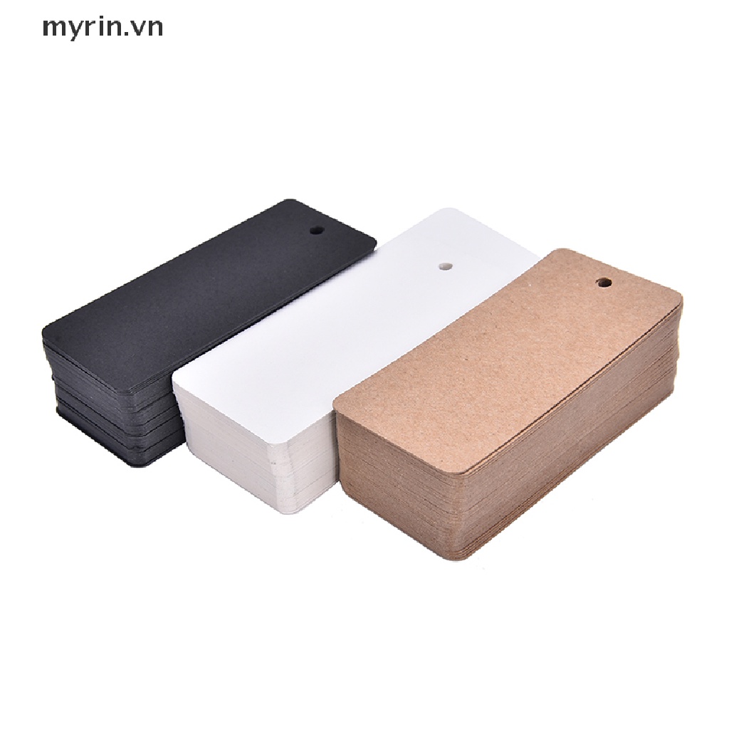 Set 50 Tấm Thẻ Giấy In Chữ myrin Độc Đáo Dùng Để Trang Trí Quà