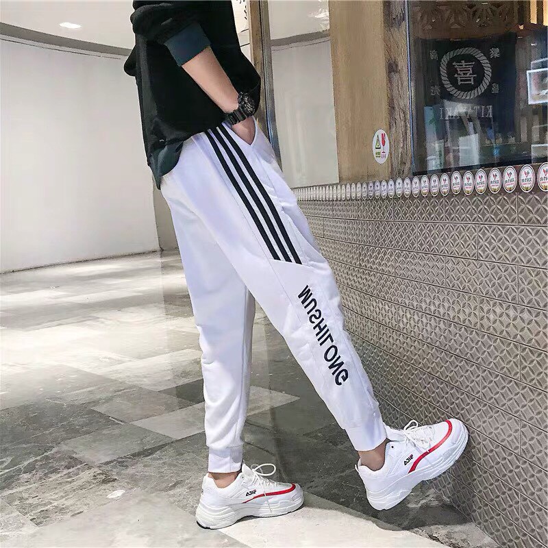 &lt;FREE SHIP&gt; Quần jogger vải thun nỉ co giãn dày dặn