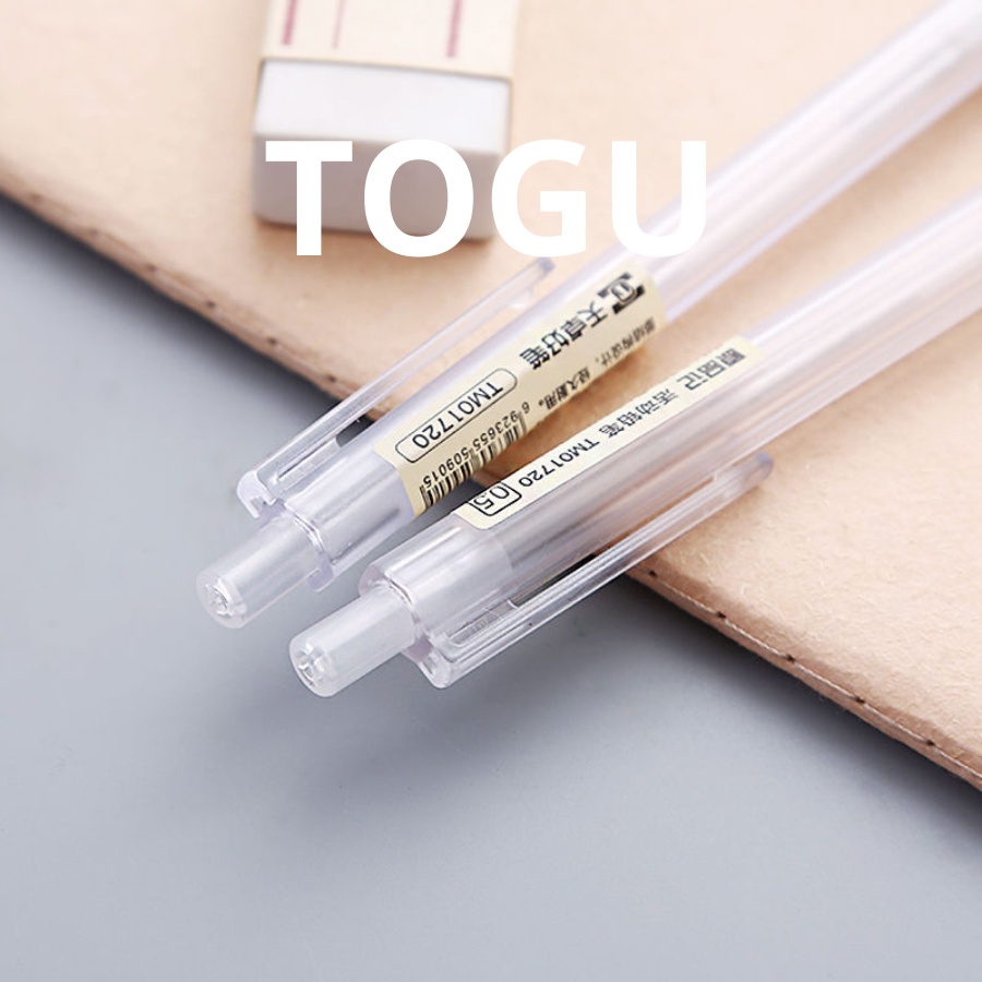 Bút chì bấm cơ TOGU ngòi 0.5mm 0.7mm bút chì học sinh văn phòng phẩm bút chì bấm tiện lợi bút chì dễ thương