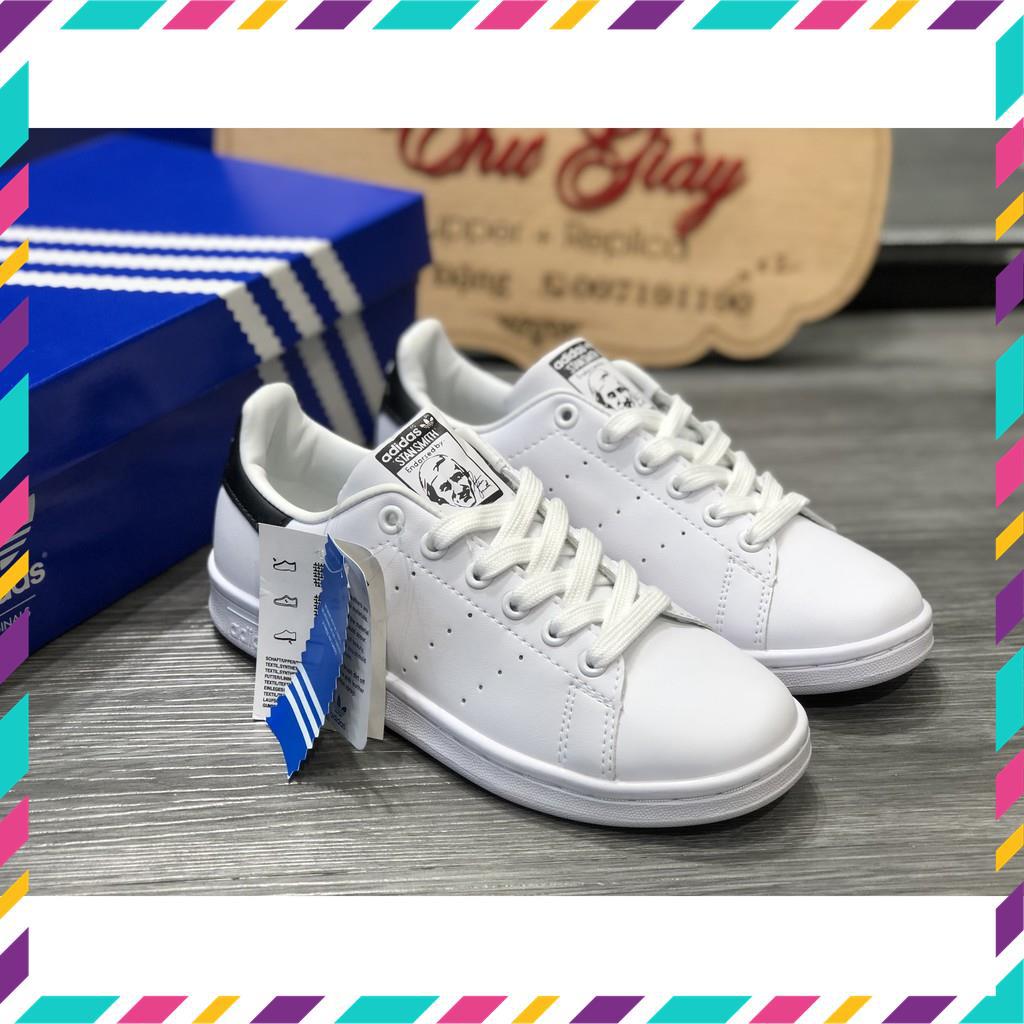Giày thể thao sneaker Stan smith gót đen HỖ TRỢ ĐỔI TRẢ TRONG 15 NGÀY !
