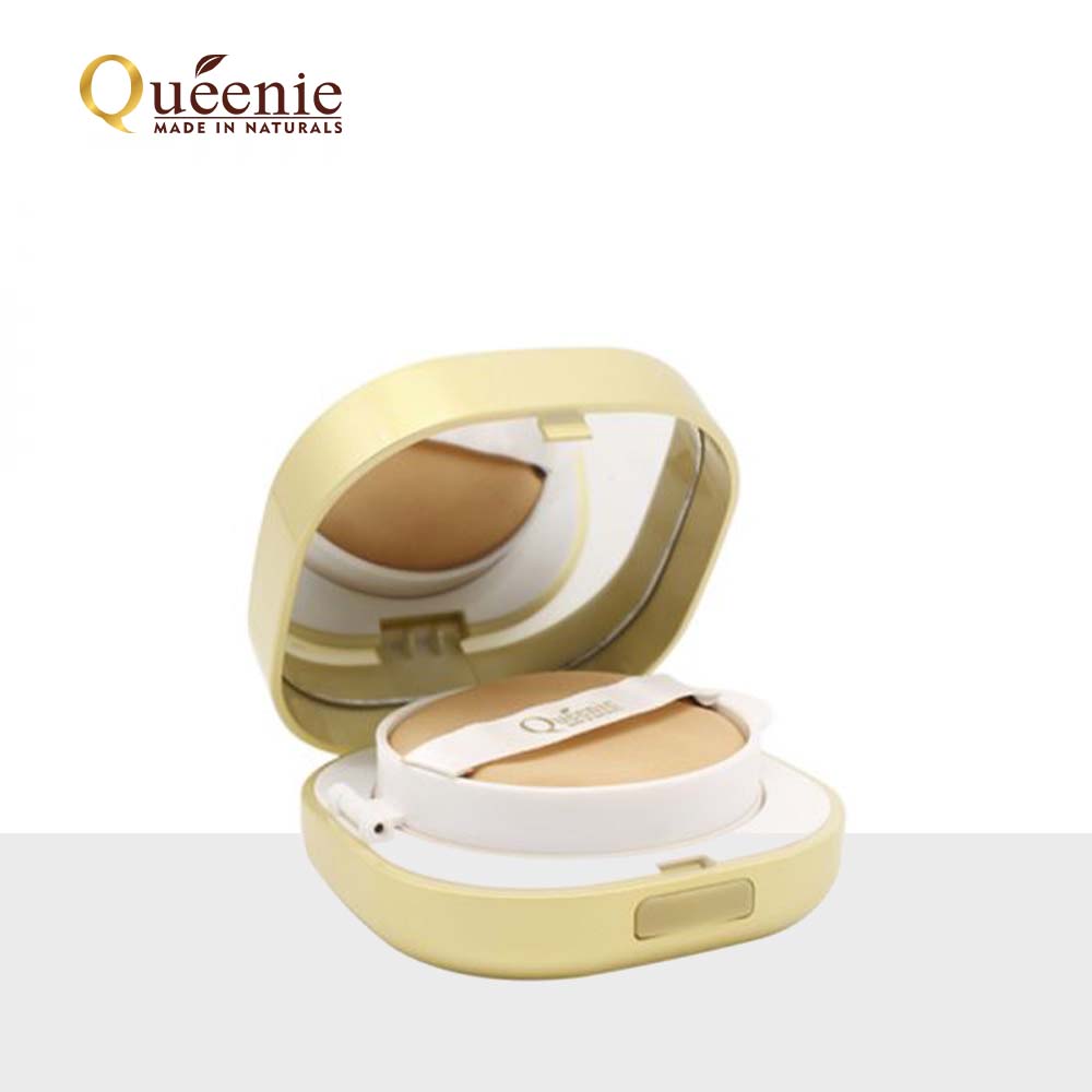 Phấn Nước Trang Điểm Cao Cấp Queenie Spf 50+/Pa++ 15g - Mỹ Phẩm Chính Hãng Hàn Quốc