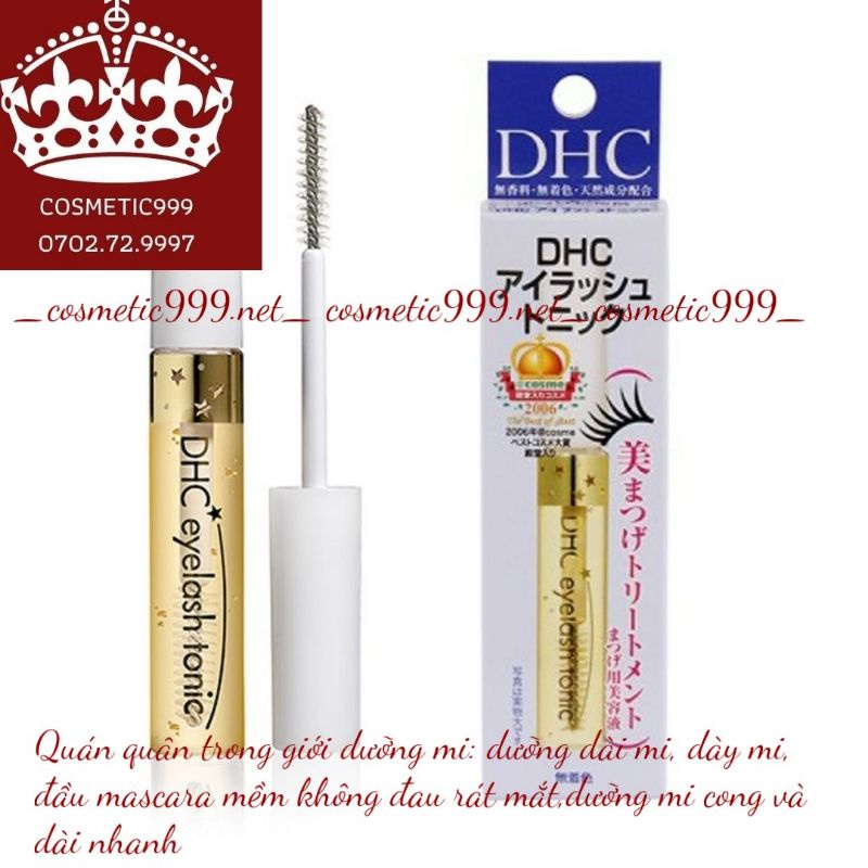 Dưỡng Mi DHC,tinh chất dưỡng mi dhc 6.5ml Eyelash Tonic nhật bản chính hãng-Cosmetic999