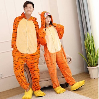 [GIẢM 40K] ❤️ FREESHIP❤️ Bộ Đồ Thú Hổ Cam Vằn Người Lớn