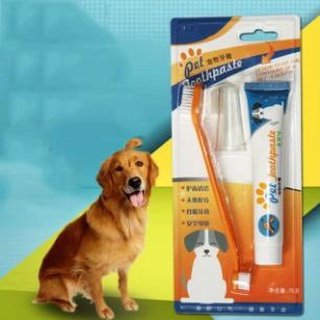 Bộ Đánh Răng Kem Đánh Răng Bàn Chải Đánh Răng Chó Mèo Pet Joothpaste