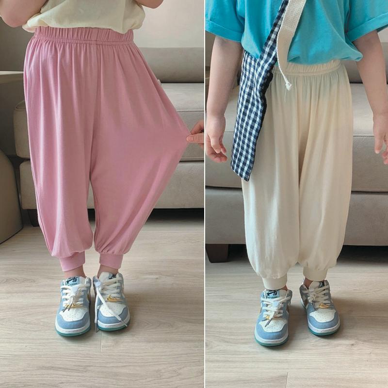 [Babycat] Hàng Có Sẵn Quần Dài Dáng Rộng Chống Muỗi Phong Cách Nhật Hàn Thời Trang Mùa Hè Xuân Hè Giản Dị Dành Cho Bé Gái