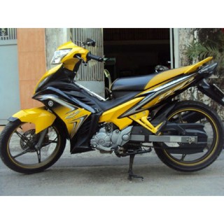 tem rời exciter 135 vàng rc - decal ruby