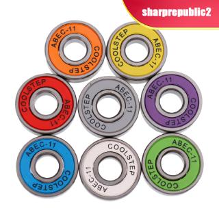 8 Pieces ABEC 11 High Speed Wearproof Skateboard Scooter Inline Bearings